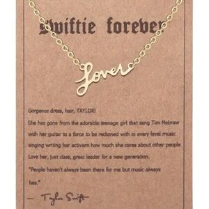 NWT Taylor Swift 12 Individual Gold Plated Necklaces